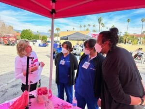 Nursing students and board member