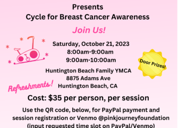 Cycle for Breast Cancer Awareness: October 21