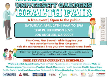 3rd Annual University Gardens: April 27