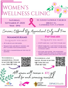 Women Wellness Clinic Sept 27