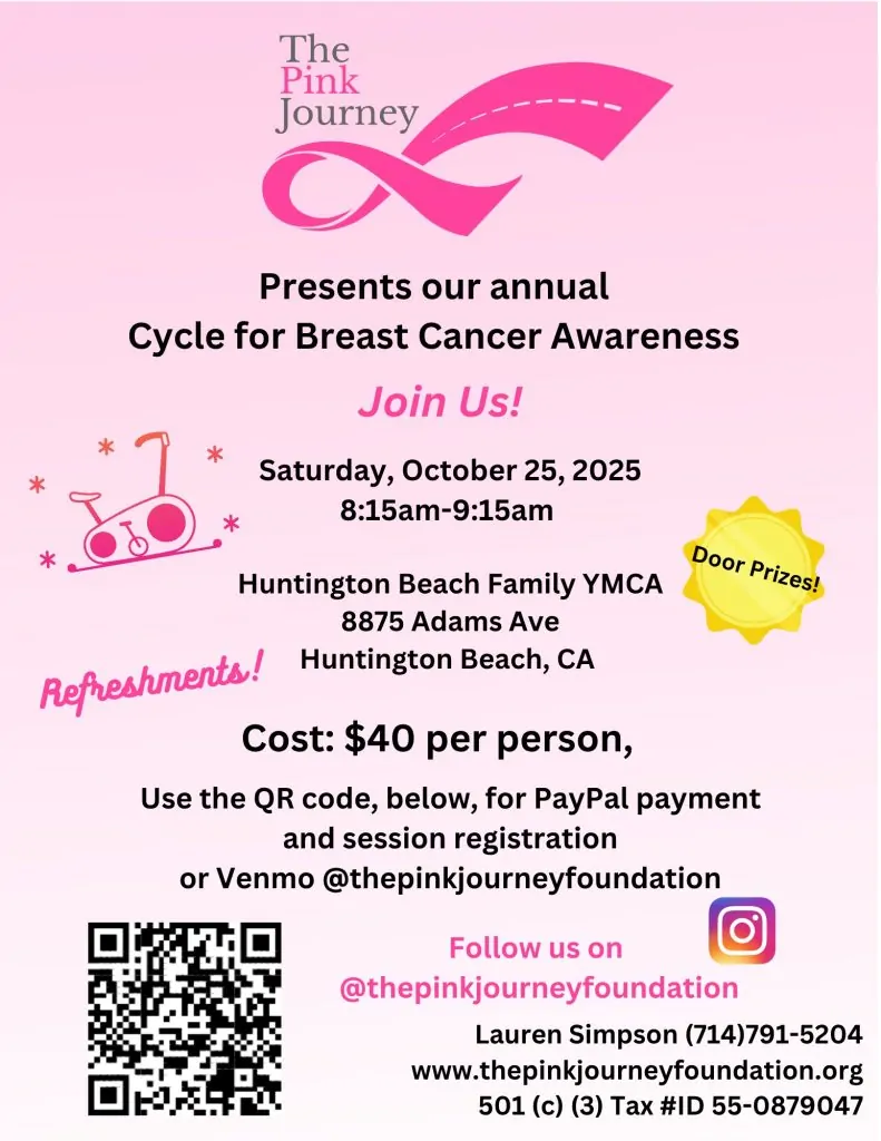 YMCA Cycle for Breast Cancer Awareness TPJF October 25, 2025