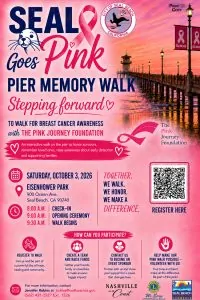 SEAL Goes PINK PIER MEMORY WALK Flyer