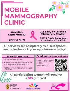 Women's Wellness Coachella Event Flyer 9/19/26